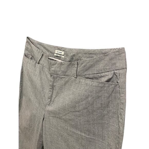 Size 16 Dockers Womens Plaid Gray Pants Mid Rise Curvy Metro Capri - Picture 5 of 8